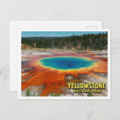 Yellowstone Grand Prismatic Photo ポストカード (正面/裏面)