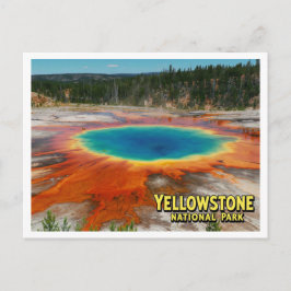 Yellowstone Grand Prismatic Photo ポストカード