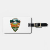 Yellowstone Grand Prismatic Spring Arrowhead ラゲッジタグ (正面横)