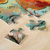 Yellowstone Grand Prismatic Van Gogh Colorful ジグソーパズル (側面)