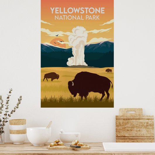 Yellowstone I ポスター (キッチン)