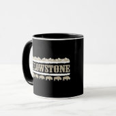 Yellowstone Montana Buffalo マグカップ (正面左)