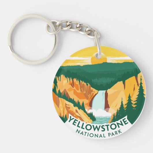 Yellowstone National Park キーホルダー (正面)