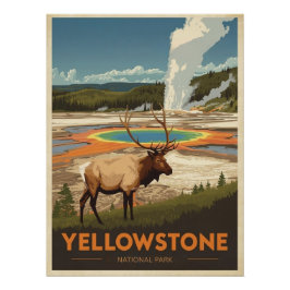 Yellowstone National Park ポスター