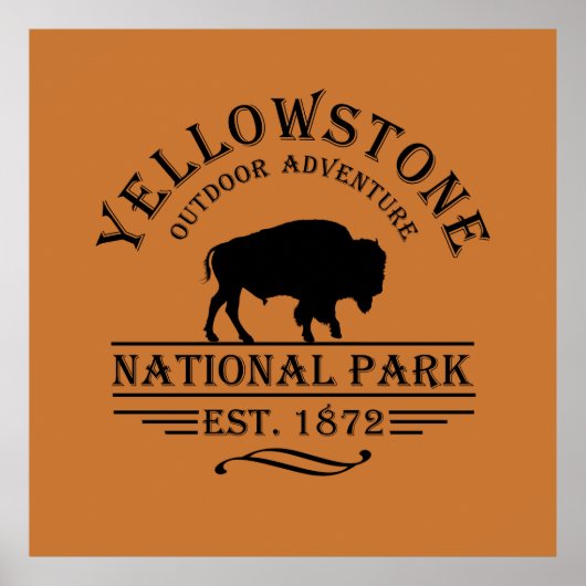 yellowstone national park ポスター (正面)