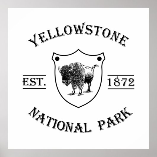 yellowstone national park ポスター (正面)