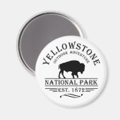 yellowstone national park マグネット (正面/裏面)