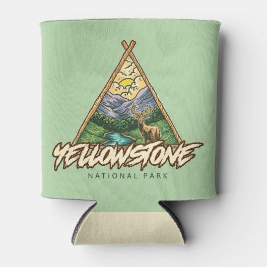 Yellowstone National Park 缶クーラー (正面)