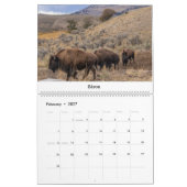 Yellowstone National Park 12 Month Calendar カレンダー (2月 2027)