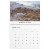 Yellowstone National Park 12 Month Calendar カレンダー (1月 2027)