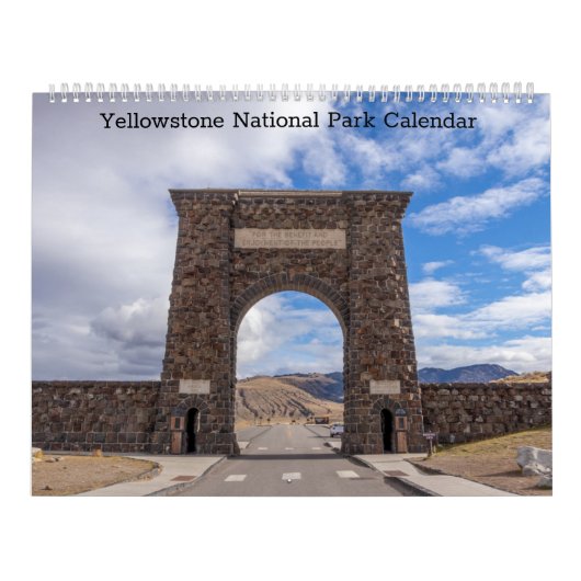 Yellowstone National Park 12 Month Calendar カレンダー (カバー)