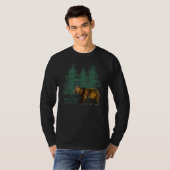 Yellowstone National Park 150 Years Bear Trees Sou Tシャツ (正面フル)