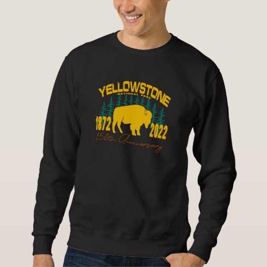 Yellowstone National Park 150th Anniversary Memora スウェットシャツ (正面)