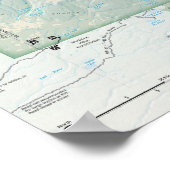 Yellowstone National Park 2026 map ポスター (角)