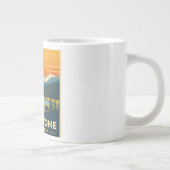 Yellowstone National Park Adventure Design ジャンボコーヒーマグカップ (右)
