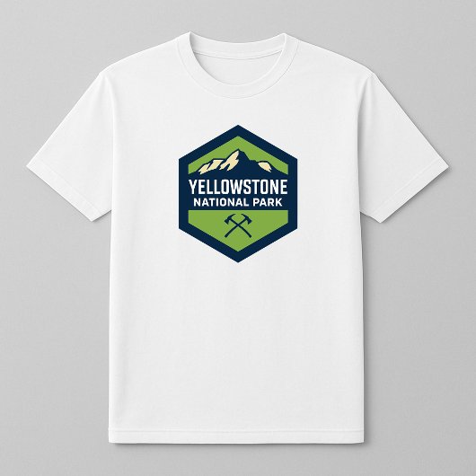 Yellowstone National Park Badge Logo Tシャツ