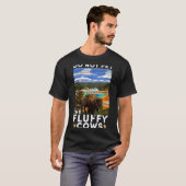 Yellowstone National Park Bison Do Not Pet The Flu Tシャツ (正面フル)