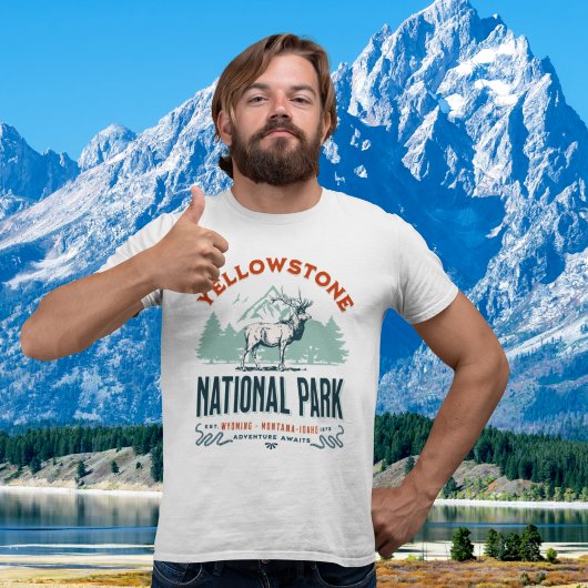 Yellowstone National Park Cute Landscape Tシャツ