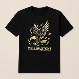 Yellowstone National Park Eagle Vintage Tシャツ