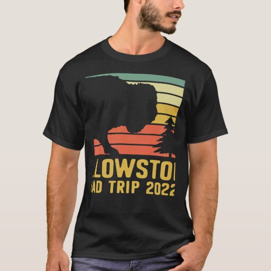Yellowstone National Park Family Road Trip 2022 Ma Tシャツ (正面)
