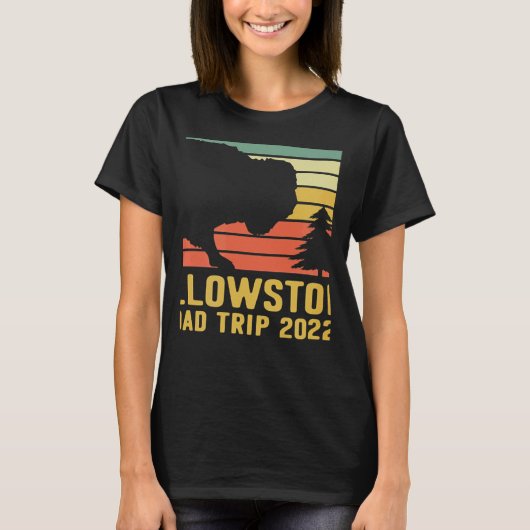 Yellowstone National Park Family Road Trip 2022 Ma Tシャツ (正面)
