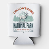 Yellowstone National Park Forest Landscape 缶クーラー (正面)