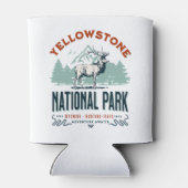 Yellowstone National Park Forest Landscape 缶クーラー (裏面)