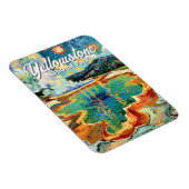 Yellowstone National Park Grand Prismatic Van Gogh マグネット (右側)