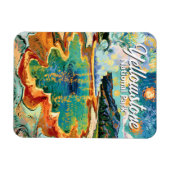 Yellowstone National Park Grand Prismatic Van Gogh マグネット (横)