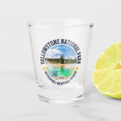 Yellowstone National Park Landscape Forest ショットグラス (正面)