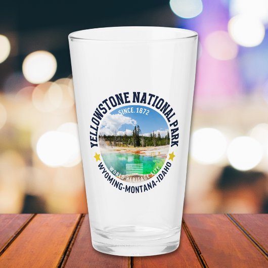 Yellowstone National Park Landscape Forest タンブラーグラス