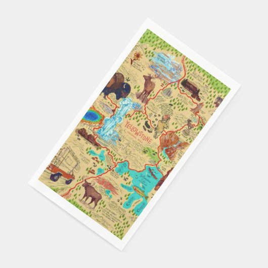 Yellowstone National Park Map (コーナー)