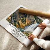 Yellowstone National Park Montana Poster, Custom ポスター