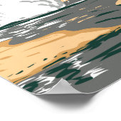 Yellowstone National Park Norris Geyser Basin ポスター (角)