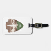 Yellowstone National Park Old Faithful Arrowhead ラゲッジタグ (正面横)
