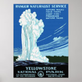 Yellowstone National Park Poster ポスター (正面)