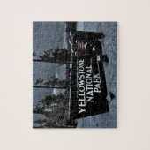 Yellowstone National Park Sign ジグソーパズル (縦)