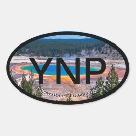 Yellowstone National Park Sticker 楕円形シール
