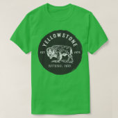 Yellowstone National Park Triblend Tシャツ (デザイン正面)