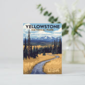 Yellowstone National Park Vintage ポストカード (スタンド正面)