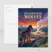 Yellowstone National Park Wyoming ポストカード (正面/裏面)