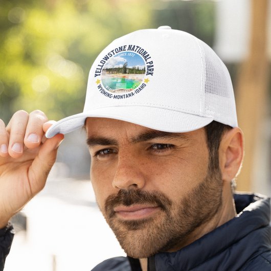 Yellowstone National Park Wyoming U..S.A. キャップ