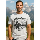 Yellowstone Road Trip 2025 Family Vacation Shirt Tシャツ