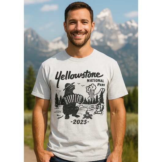 Yellowstone Road Trip 2025 Family Vacation Shirt Tシャツ