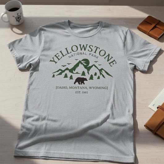 Yellowstone Road Trip 2025 Shirt – Family Vacation Tシャツ