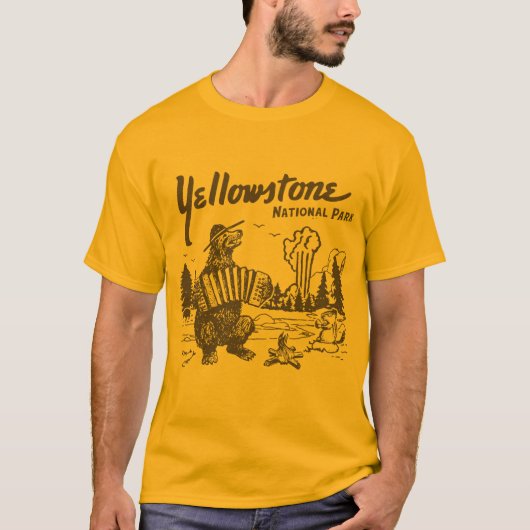 Yellowstone Road Trip 2026 Family Vacation Shirt Tシャツ (正面)