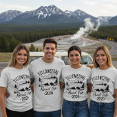 Yellowstone Road Trip 2026 Family Vacation Shirt Tシャツ