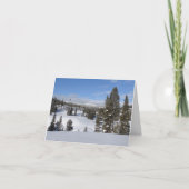 Yellowstone Winter Landscape Photography カード (正面)