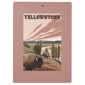 YellowstoneBison場面 クリップボード (裏面)