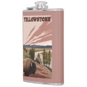 YellowstoneBison場面 フラスク (左)